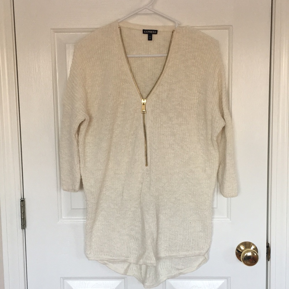 Express White Sweater